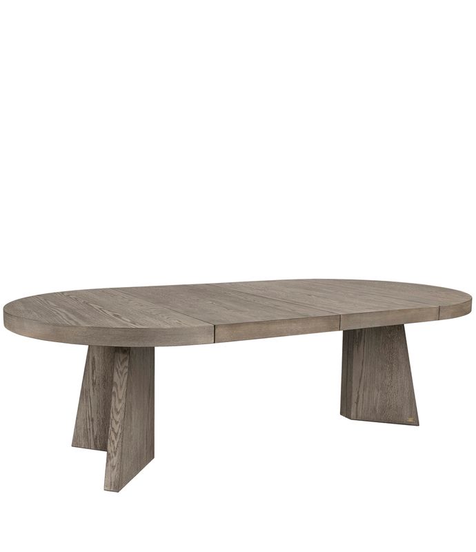TRENT Dining Table, Antikkgrå, Ø130