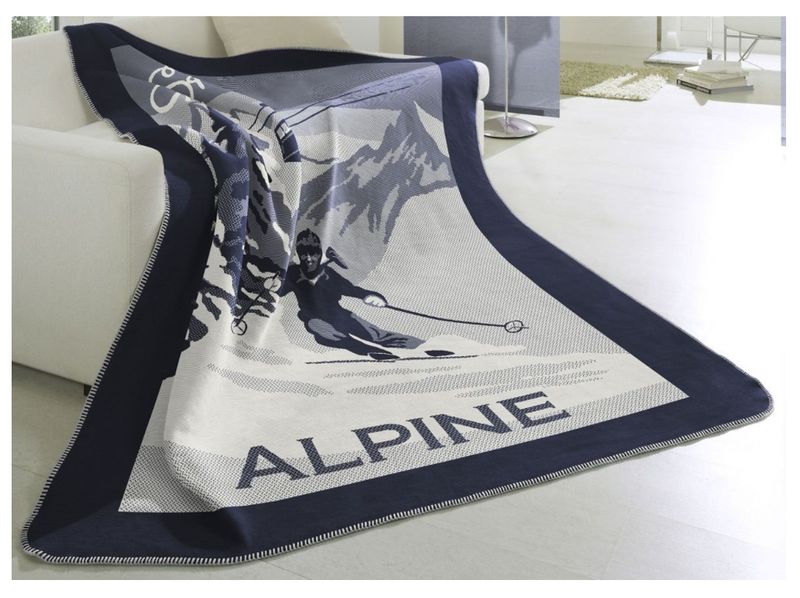 Ski alpine pledd 150x200