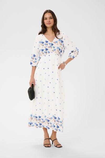 Hovedbilde KArosine long dress, blue tones border flower
