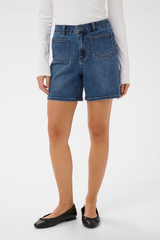 KAbrook HW shorts, medium blue denim