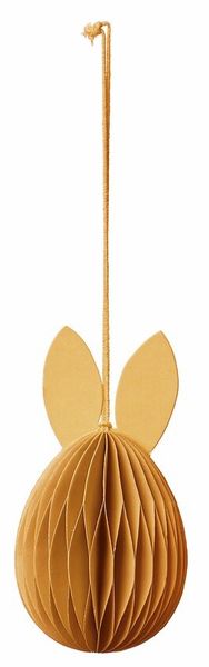 Hovedbilde Kanin i papir med heng, peach