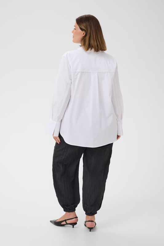 KAkiki lace shirt, optical white
