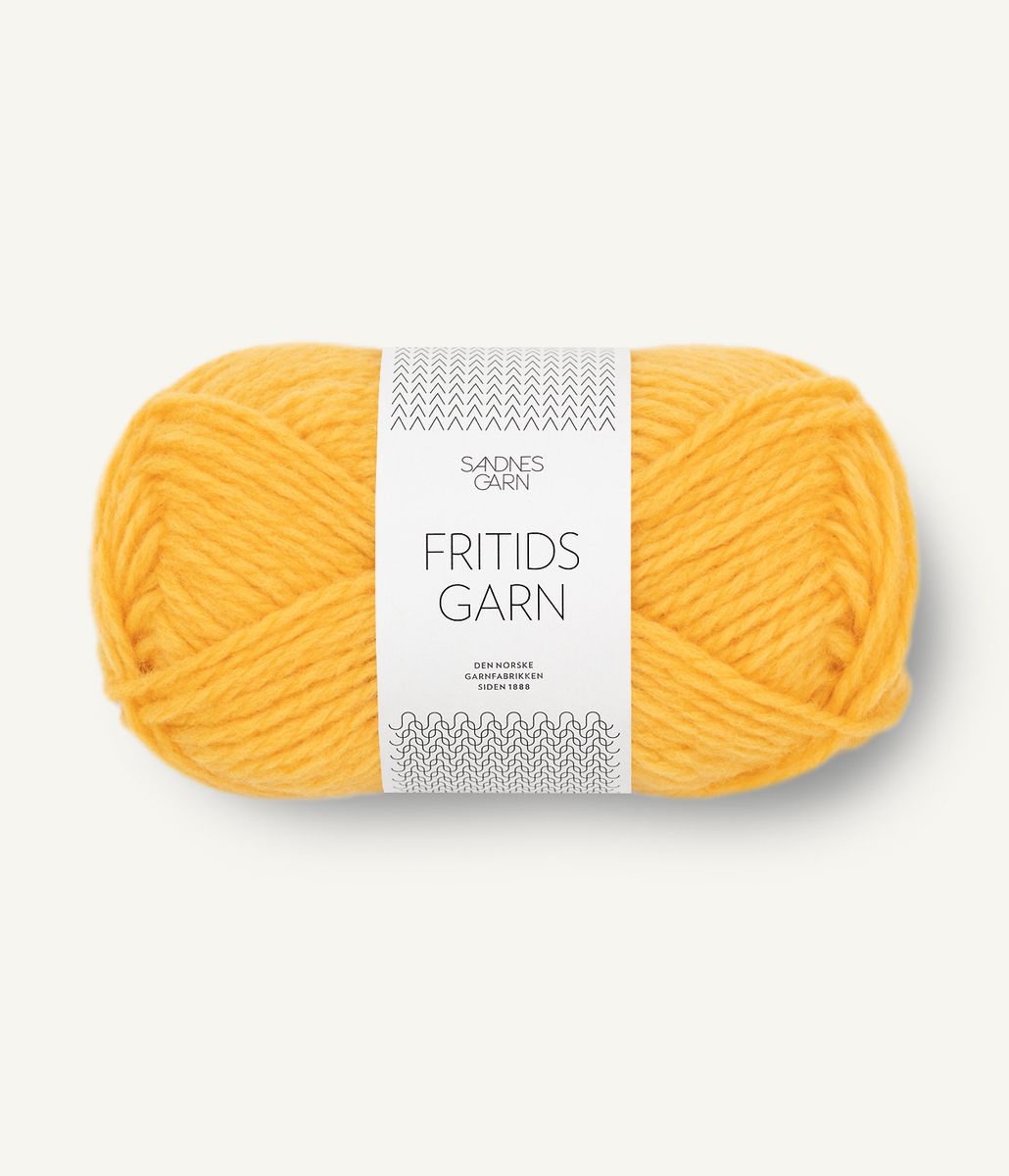 Fritidsgarn, gul 2206