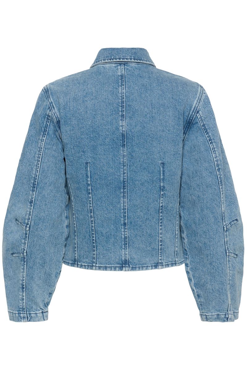 Kavallis denim shirt, blue washed denim