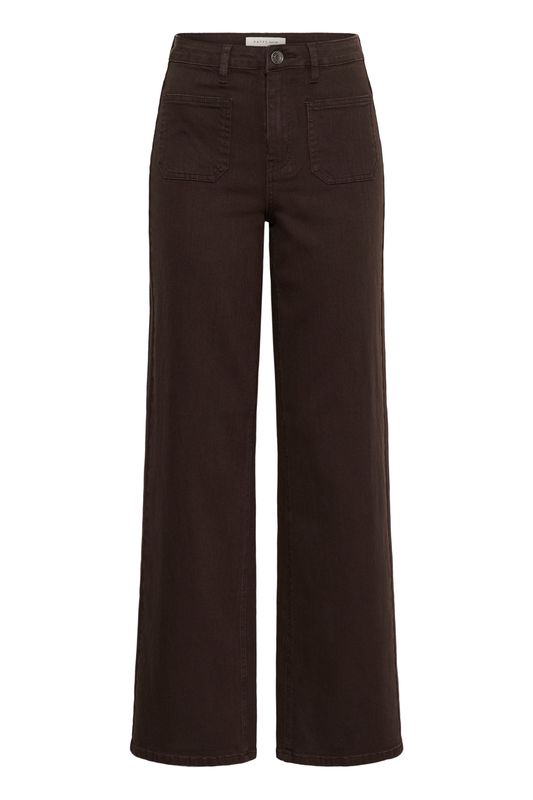 KAbrook HW jeans, coffee bean/brown