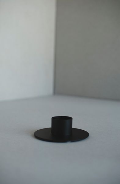 Hovedbilde Lysestake blokklys 50 mm, sort