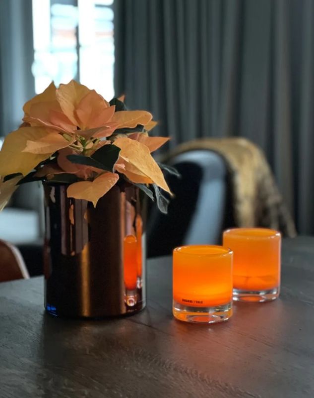 Hurricane Lamp, Bronse, Medium