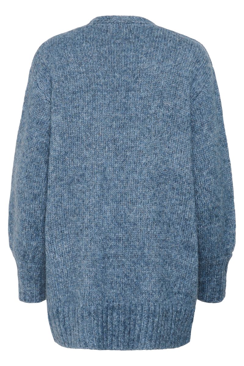 KAtrina knit cardigan, bering sea melange