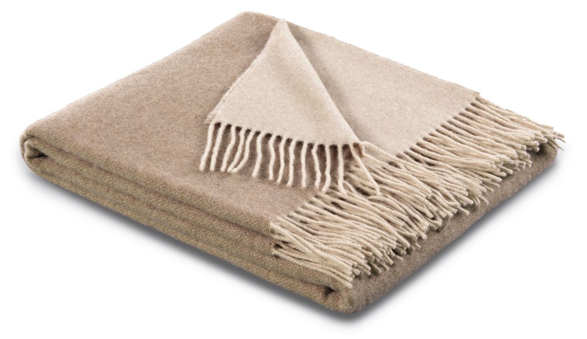 Pledd 130x170, natur sand