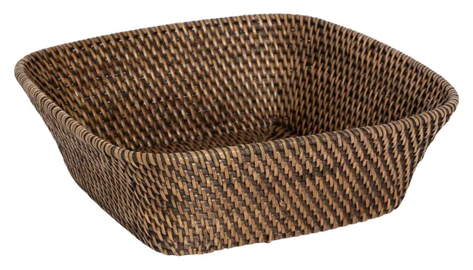 Hovedbilde Rattan brødkurv, brun