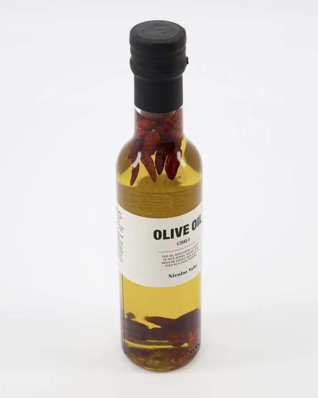 Olive oil, chili