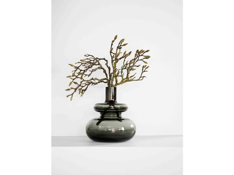 INU Vase Smoked Grey 23x25 