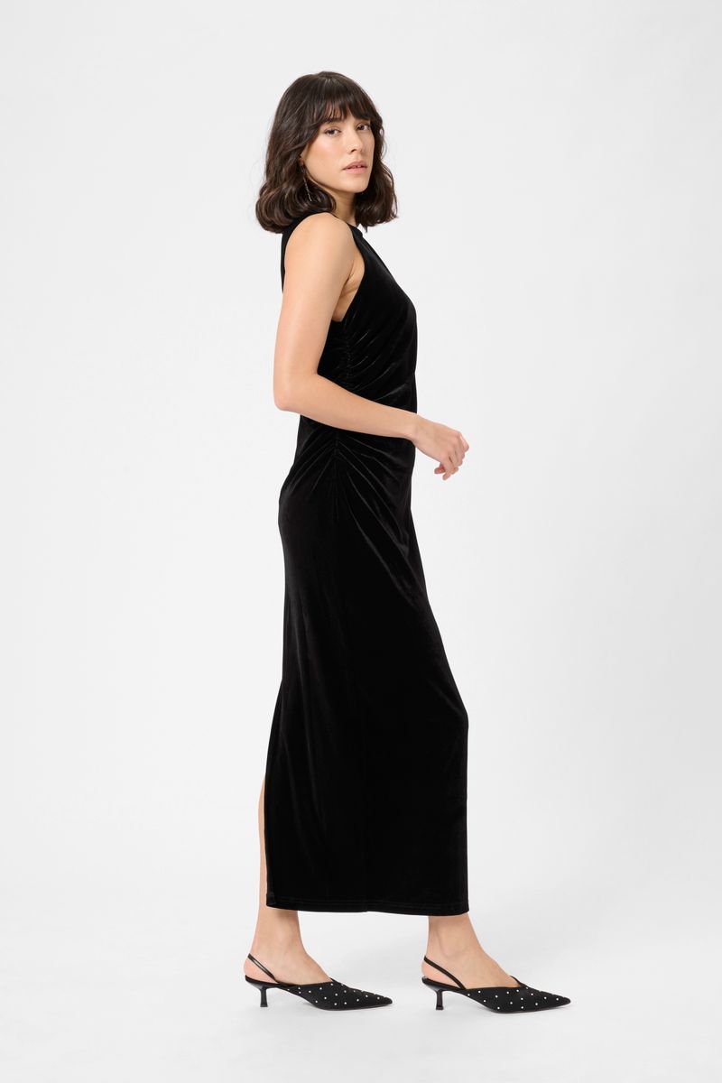 KAkelly long dress, black deep