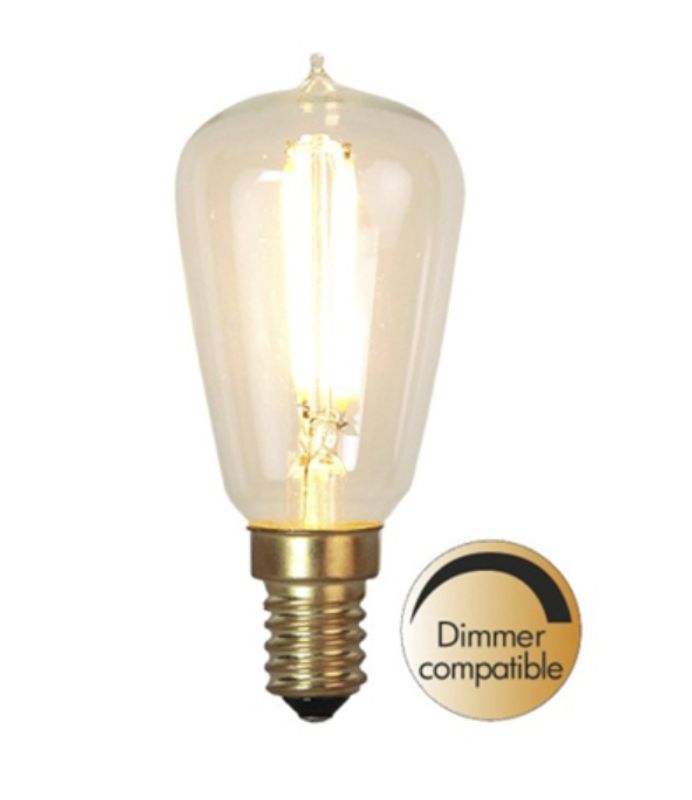 Decoration LED Klar Filament E14 1,7W