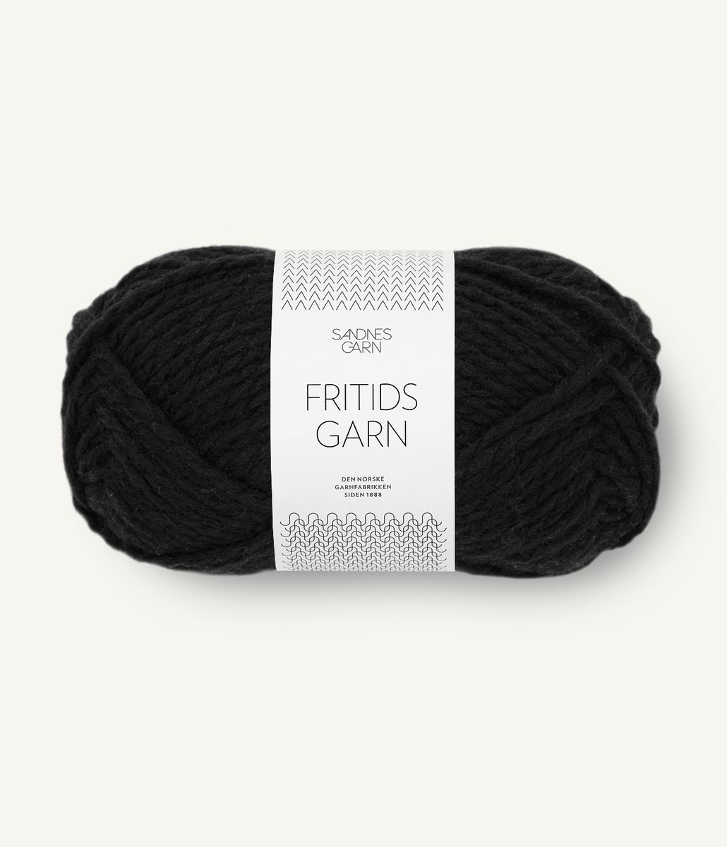 Fritidsgarn, svart 1099
