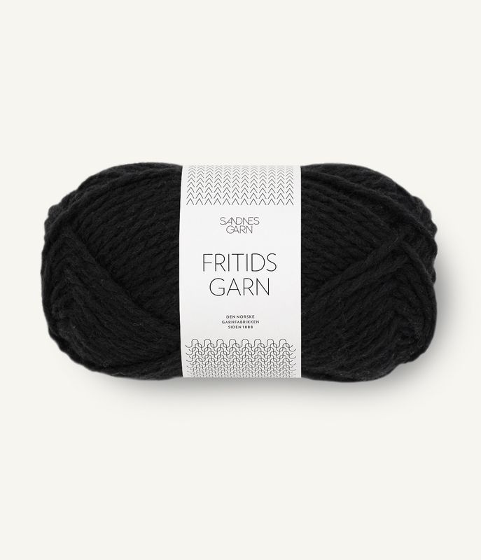 Fritidsgarn, svart 1099