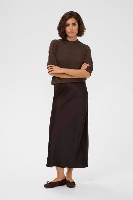 KAlotte skirt, coffee bean/brown