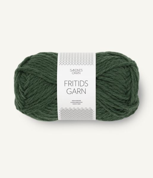 Hovedbilde Fritidsgarn, mørk grønn 8571