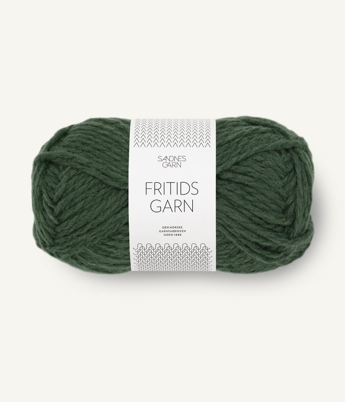 Fritidsgarn, mørk grønn 8571
